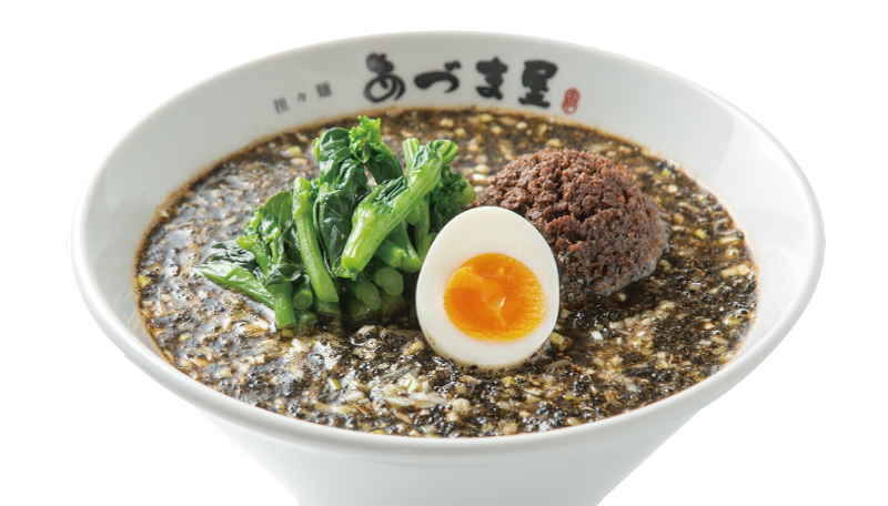 あづま屋総本店の黒の担々麺 - 黒胡麻ペーストの濃厚な味わい